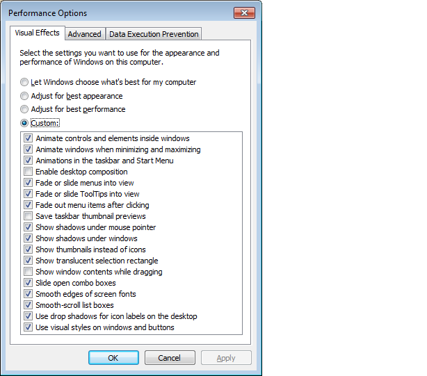 Alternate Windows 7 instructions: 1. Press Windows Key + R. 2. In the Run window, type systempropertiesadvanced, and click OK.